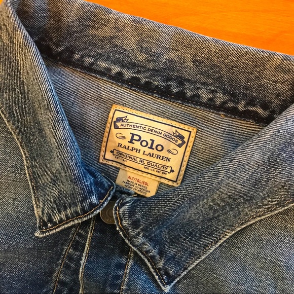 POLO RALPH LAUREN Sportsman Patched Denim Jacket - Picture 14 of 15